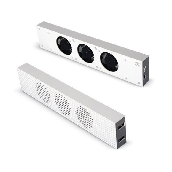 Newest Upgraded For Xbox One S Cooling Fan With 2 Usb Ports Hub And 3 H/L Speed Adjustment Cooling Fans Cooler For Xbox One Slim Gaming Console White