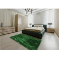 thumbnail image 5 of Ahgly Company Machine Washable Indoor Rectangle Transitional Dark Forest Green Area Rugs, 7' x 9', 5 of 7