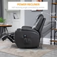 thumbnail image 4 of HOMCOM Massage Chair Full-Body, USB Charger, Massage Recliner Chair, 4 of 9