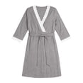 thumbnail image 5 of CHUMUD Women's Maternity Nursing Robe Pregnancy Breastfeeding Bathrobes 3 in 1 Labor Delivery Nightgowns, 5 of 6