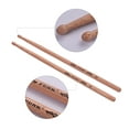 thumbnail image 2 of Baqueta Un par de baquetas de tambor de madera 5B Baquetas de tambor de madera Hickory Set de baquetas TOMSHOO Baqueta, 2 of 6