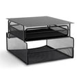 thumbnail image 1 of Safco Onyx Mountable Hanging Metal Desk Organizer in Black Finish, 1 of 2