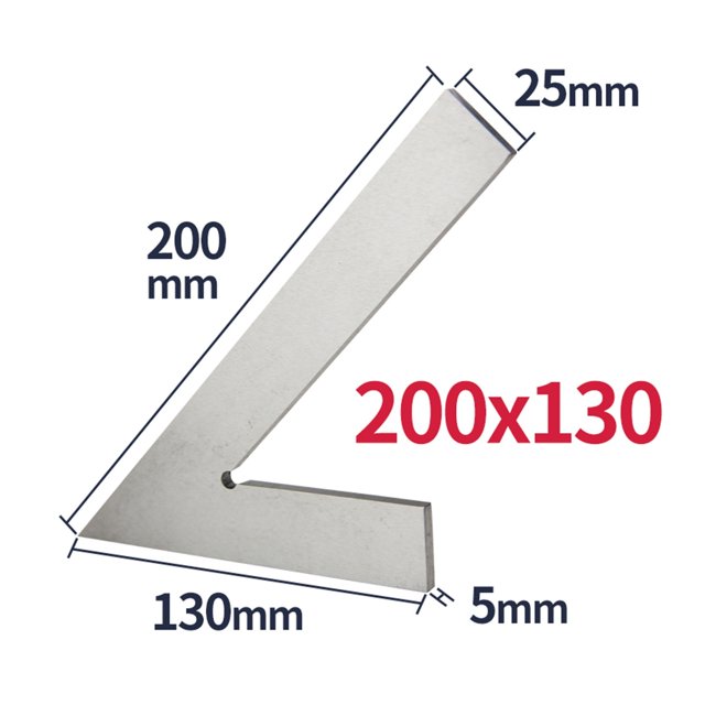 Règle Carrée à Bord Plat de 45 Degrés pour Mesure de Menuiserie Outils de Charpentier Ensemble de Règles d'Angle en Métal pour Menuiserie, Protracteur de Menuiserie