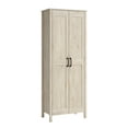 thumbnail image 3 of Sauder Two-Door Storage Cabinet, Chalk Oak Finish, 3 of 11