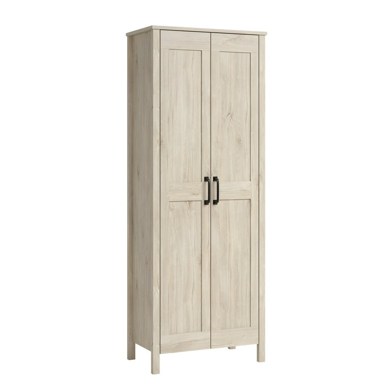 Sauder Two-Door Storage Cabinet, Chalk Oak Finish - Walmart.com