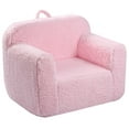 thumbnail image 1 of Silla MOMCAYWEX Kids Snuggly-Soft Sherpa para niños de 1 a 6 años, color rosa, 1 of 8
