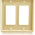 thumbnail image 5 of Decorative Two Cutout Double Gang Wall Plate - Ivory, 5 of 5
