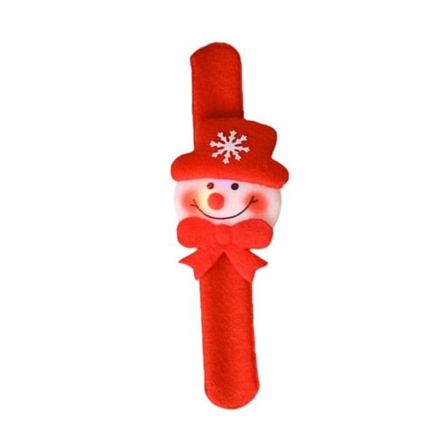 Sonducket de Navidad para niños, portátil con diseño de dibujos animados, muñequera para banquete de jardín de infantes, Ropa, zapatos y accesorios Miscelánea Muñeco de nieve