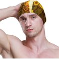 thumbnail image 3 of FYBTO Swimming Cap Sunflowers Sunset Adult FYBTO Polyester, 3 of 4