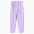 thumbnail image 6 of PatPat Kids Clothing 2 Piece Outfit Set Long Sleeve Top Pants Floral Side Print Purple 7-8Y, 6 of 13