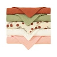 thumbnail image 2 of openpig Baby Muslin Washcloths 5-Pack, Cotton Baby Bath Washcloths, Soft & Absorbent Wash Cloths and Burp Cloths, Reusable Baby Wipes for Newborn Kids Girls & Boys, 2 of 3