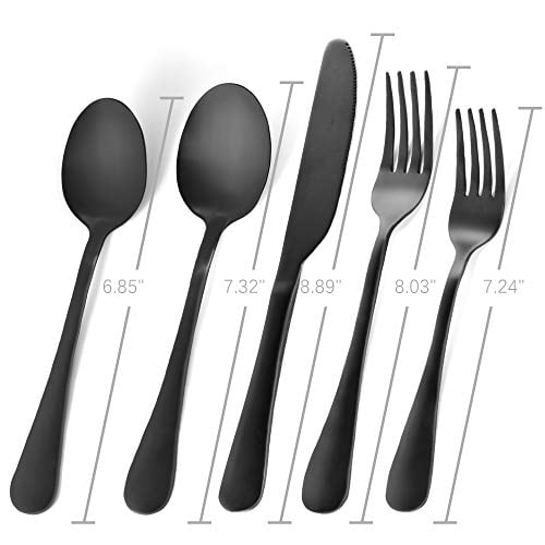 Details about   New 24 Piece Silverware Set Flatware Tableware Stainless Steel Cutlery Service 6 