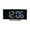 White, variant on Back to School Savings! JOGZMZ Table Clock Large Screen LED Curved Screen Alarm Clock Intelligent Electronic Digital Clock for Bedroom office