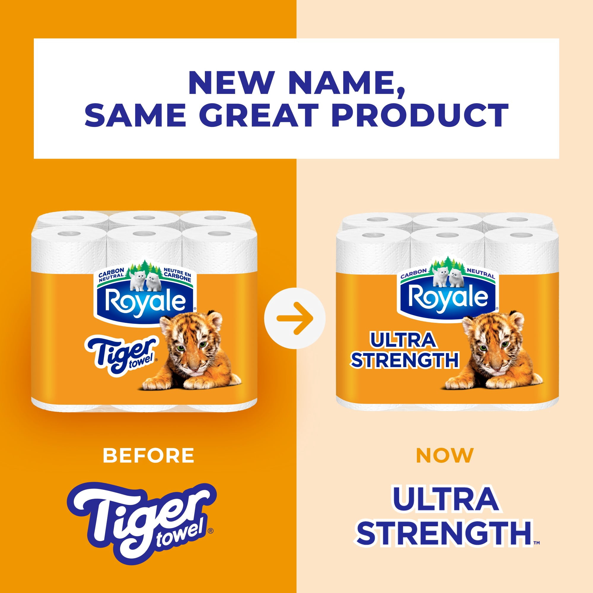 Royale Ultra Strength Paper Towel 6 Rolls, 66 Sheets Per Roll