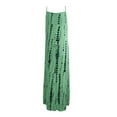 thumbnail image 4 of QLEICOM Women's 2023 Summer Dress Solid V-Neck Racerback Slim Fit Wrapped Hip Dress Maxi Dresses Beach Sundress Dress Green 4XL, US Size:16, 4 of 4
