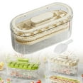 thumbnail image 1 of Ice Cube Tray With Lid & 63pcs Ice Cubes For Freezer(21 42.63 Per Layer) One Button Design Easy To Release Perfect For Coffee Drinks, 1 of 9