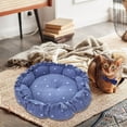thumbnail image 4 of LSLJS Lit Rond, Lit pour Animaux, Coussin en Corde, Accessoires de Chaleur pour Animaux, Maison, Kennel Kennel, 4 of 4