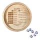 thumbnail image 1 of Oferta por tiempo limitado!Juego de dados clásico Farkle con bandeja, bandeja de dados de madera para juego de dados clásico Farkle, bandeja de dados para rodar para juegos de viaje de fiesta familia, 1 of 7