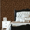 thumbnail image 2 of Coffee Shop Peel and Stick Wallpaper Coffee Bean Dark vintage Wall Mural 23.6in x 9.8ft Self Adhesive Removable Wall Paper Renter Friendly Wallpaper for Bakery Coffee Lover, 2 of 8