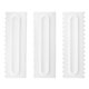 thumbnail image 1 of 3Pcs/Set Cream Scraper Plastic Scraper Fondant Cake Modeling Tool for Dessert Decoration, 1 of 4