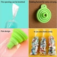 thumbnail image 6 of Boao 240 pcs Ice Lolly Bags Disposable Ice Lolly Mold Plastic Candy Freeze Pop Bags with Silicone Funnel for Making Yogurt Candy (3 x 10 Inch), 6 of 10
