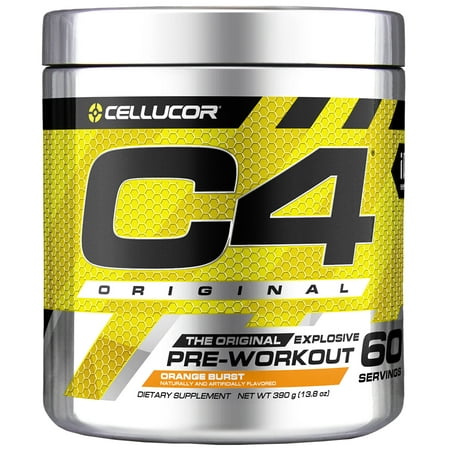 Cellucor C4 Original Pre Workout Powder, Orange Burst, 60