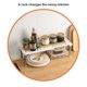 thumbnail image 5 of Estante de especias Advancent para armario cocina organizador 2 capas plástico almacenamiento organización hogar, 5 of 6