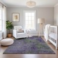 thumbnail image 6 of Addison Rugs Mayfield Premium Machine Washable Transitional Modern Purple Rectangle Rug, 3' x 5', 6 of 6