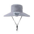 thumbnail image 2 of Solar Fan Hat Wide Brim with Built in Fan Lightweight Breathable Cooling Sun Hat for Hiking Fishing Beach Camping Gardening by PALIFEUR, 2 of 6