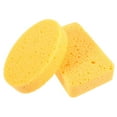 thumbnail image 5 of Raindrops 2-Pack Reusable Yellow Wood Pulp Sponges for Kitchen Cleaning and Household Use, Accessories, 5 of 8