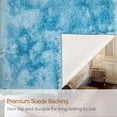 thumbnail image 4 of Arogan Fluffy Faux fur Area Carpet for Home Decor, 4' x 6' , Aqual Blue, 4 of 6