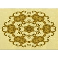 thumbnail image 1 of Ahgly Company Indoor Rectangle Patterned Dark Golden Rod Brown Area Rugs, 4' x 6', 1 of 6