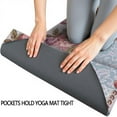 thumbnail image 3 of Pioneer Flower Floral Print Pattern Hot Yoga Mat Towel Non Slip for Hot Yoga - Quick-Drying Yoga Mat Cover with 4 Corner Pockets with Travel Bag - Hot Yoga Towel Non Slip 70"x26", 3 of 6