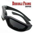thumbnail image 5 of Chopper Wind Resistant Sunglasses Extreme Sports Motorcycle Riding Glasses Black, 5 of 8
