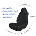 thumbnail image 4 of Naloa Constellation Car Seat Covers 2PCs Front Car Seat Covers Universal fit for Most Cars SUVs and Trucks - 1, 4 of 5