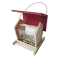 thumbnail image 1 of Alimentador De Pájaros De Madera Al Aire Libre Estación De Alimentación De Pájaros Colgante Decorativo Alimentador De Pájaros Salvajes Con Cordón Palo De Madera Para Patio De Jardín Al Aire Libre Speravity HA022442-00, 1 of 7