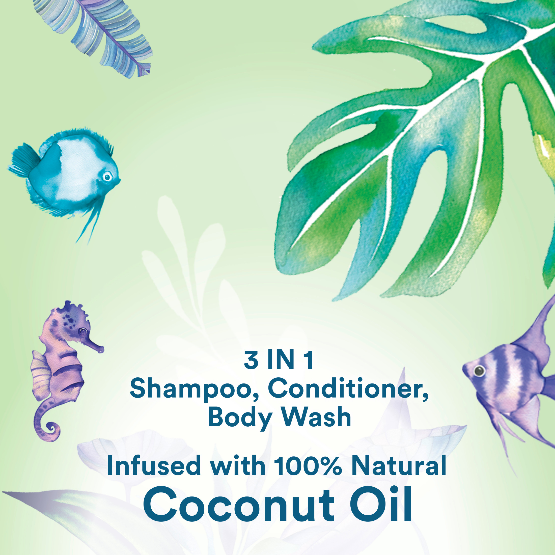 Suave Kids Naturals 3-in-1 Shampoo Conditioner & Body Wash with Coconut Oil, 16.5 oz - image 3 of 10