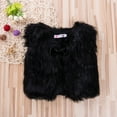 thumbnail image 3 of Musuos Baby Girl Faux Fur Sleeveless Vest Soft and Comfortable Plush Short Coat, 3 of 4