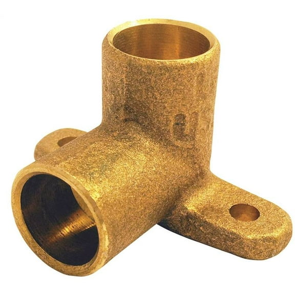 Elkhart Products 90 Degree Drop Ear Elbow - Brass - 1/2 In.