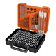 thumbnail image 1 of Juego De Brocas Y Puntas, 100 Piezas Estuche Naranja Negro, 1 of 5