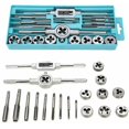thumbnail image 5 of 20 PCS Tapping Tool, Taps and Dies, Thread Screw Extractors, M3-M12 Steel, with Storage Case, 5 of 5