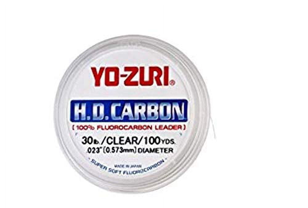 Yo-Zuri H.D. Carbon Fluorocarbon Leader 30lb 30yd Clear