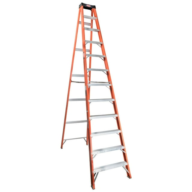 Escalera Tijera Fibra Vidrio Pleg Sencilla Akron 11 Escalones 80-98 225kg Tipo IA