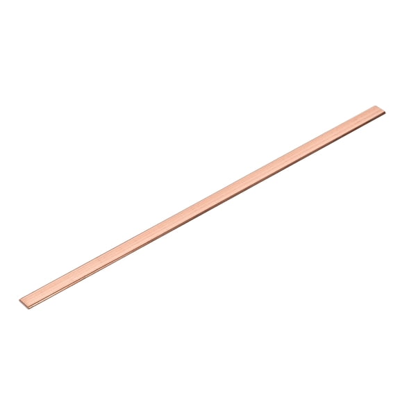 Copper Flat Bar, 0.08" x 0.5" x 13'' C110 Solid Copper Bus Bar Stock Plate