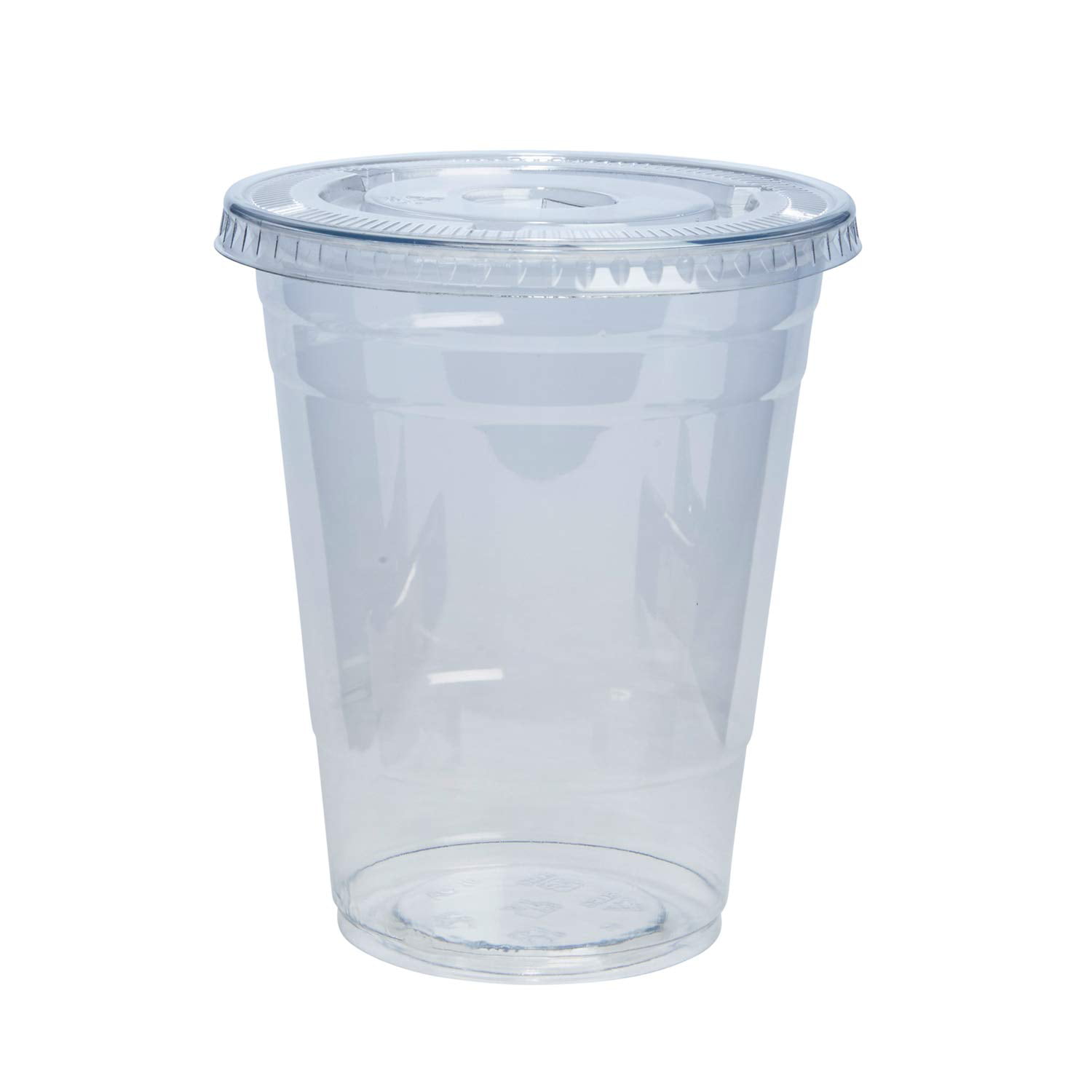 scheepsbouw pint uit 50 Sets - 16 oz.] Crystal Clear Plastic Cups with Flat Lids - Walmart.com