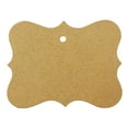 thumbnail image 4 of 100 PCS Kraft PaperÂ&nbsp;Gift TagsÂ&nbsp;Bonbonniere Wedding Favor Brown Hang Tag with Free Natural Jute Twine, 4 of 5