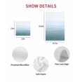 thumbnail image 7 of Coastal Wave Kitchen Dish Towels for Drying Dishes Set of 3, Summer Ocean Nautical Beach Ombre Sky Blue Waffle Weave Microfiber Hand Tea Bathroom Towels Quick Dry & Absorbent Towel 15.7x23.6, 7 of 7