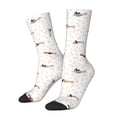 thumbnail image 1 of Fotbe Dachshund Dog Puppy Calcetas Largas con Estampado para Hombre y Mujer – Calcetas de Compresión Transpirables y Elásticas, Viajar y Uso Diario Talla 5-11, 1 of 6