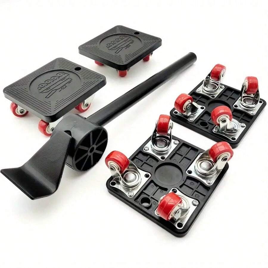 Wheeled Furniture Lifter And Furniture Crane Set, 360 °   Rotating Wheel Furniture Trolley, 881lb Load Bearing, For Heavy Furniture, Refrigerators, Sofas, Cabinets