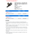 thumbnail image 2 of ABS Speed Sensor - Compatible with 2009 - 2014 Audi TTS Quattro 2.0L 4-Cylinder 2010 2011 2012 2013, 2 of 2